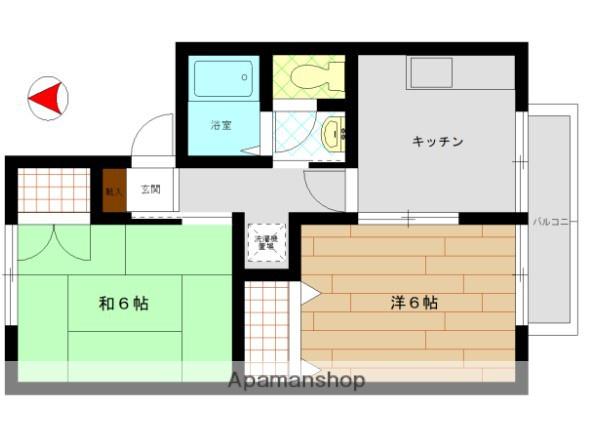 ジュネス一橋 2階階 間取り