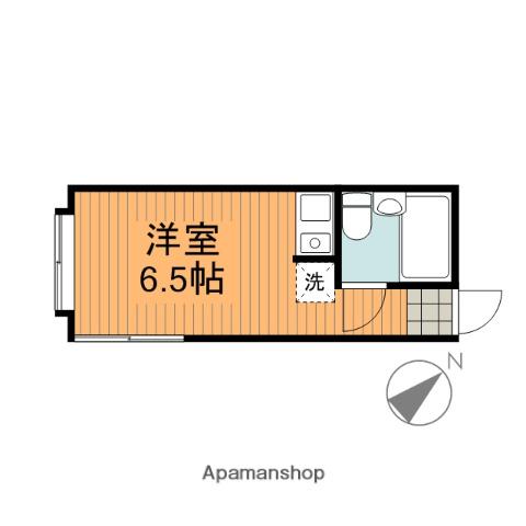 アメニティ96(ワンルーム/3階)の間取り写真