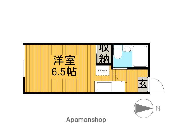 ユニット吉祥寺(1K/1階)の間取り写真