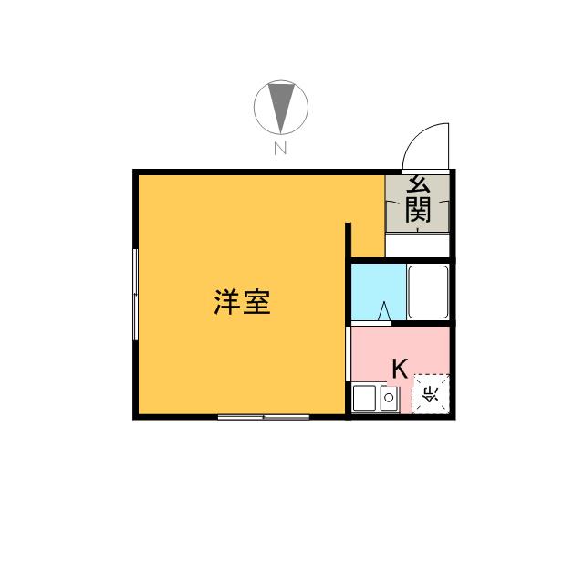 ヴィスタ国分寺(1K/4階)の間取り写真