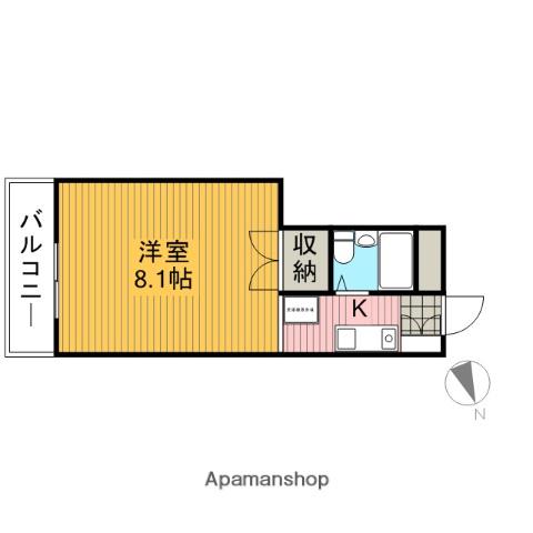 エクセレンス元町館(ワンルーム/3階)の間取り写真