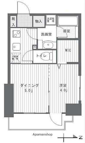 日神デュオステージ亀戸 8階階 間取り