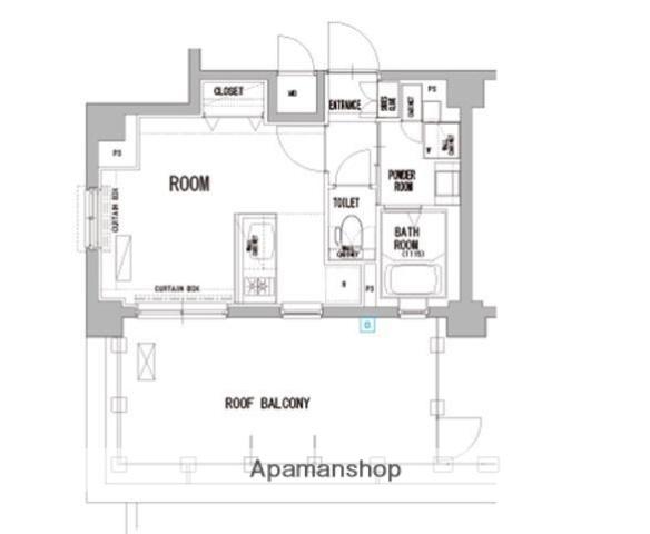 ARTESSIMO MONDO(ワンルーム/8階)の間取り写真