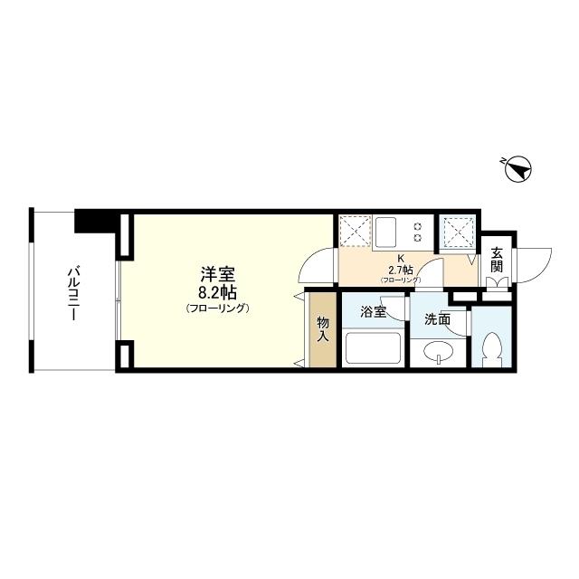 プロスペクト東雲橋(1K/9階)の間取り写真