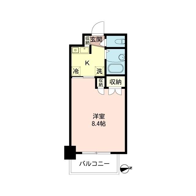 カスティージョ末広 5階階 間取り