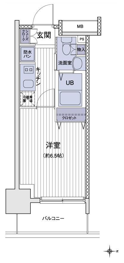 エスティメゾン大島 5階階 間取り