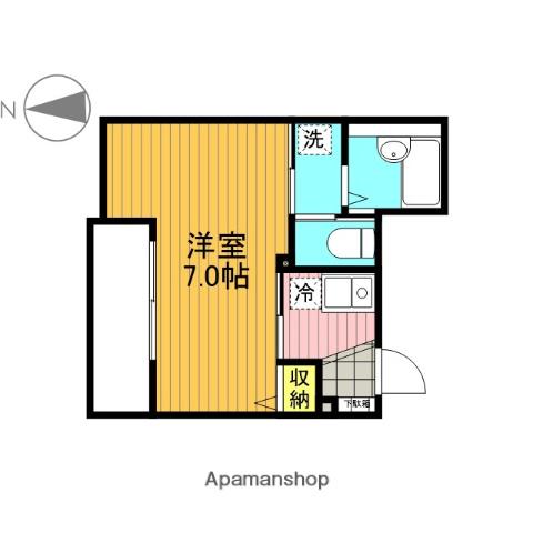 ルネコート五反野 参番館(1K/3階)の間取り写真