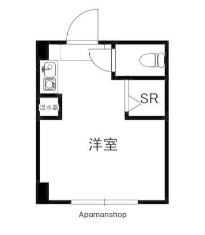 レジデンスカープ新小岩(ワンルーム/3階)の間取り写真