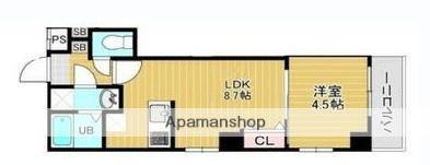 FREESIA梅島(1LDK/6階)の間取り写真