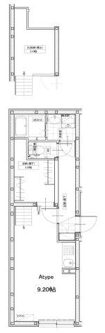 FAIR東向島(ワンルーム/1階)の間取り写真