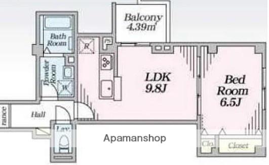 CLAVIUS ZEH(1LDK/3階)の間取り写真