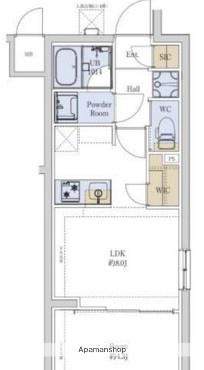 プロスタイルウェルネス(1LDK/2階)の間取り写真