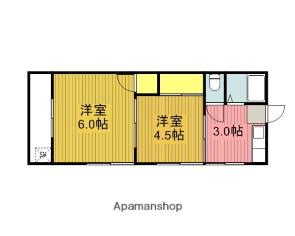 桜橋ガーデンハイツ 2階階 間取り