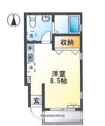 丸山メゾン(ワンルーム/1階)の間取り写真