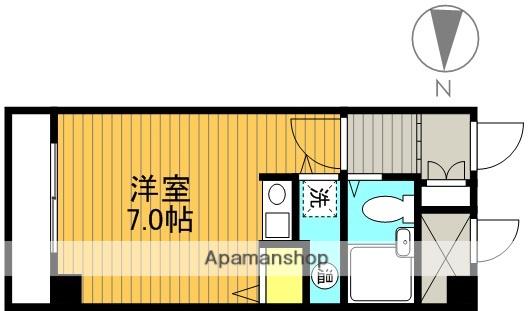 クリエイト国分寺(ワンルーム/3階)の間取り写真