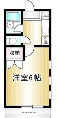 エスペランサ(1K/1階)の間取り写真