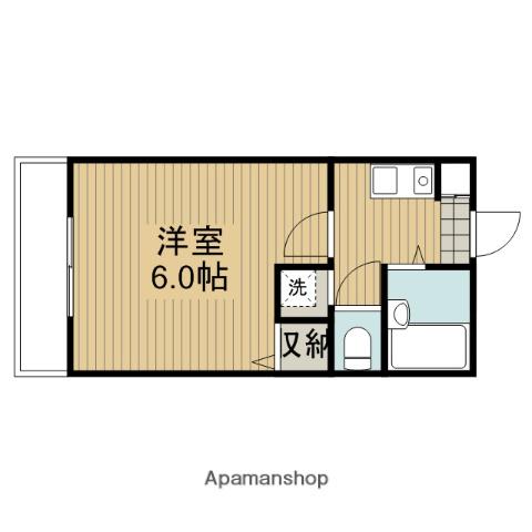 メゾン・ド・ティファニーⅢ(1K/1階)の間取り写真