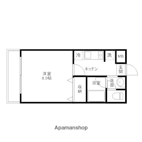 キャンパーツリー1号館 1階階 間取り