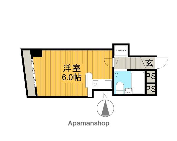 S.吉祥寺(ワンルーム/2階)の間取り写真