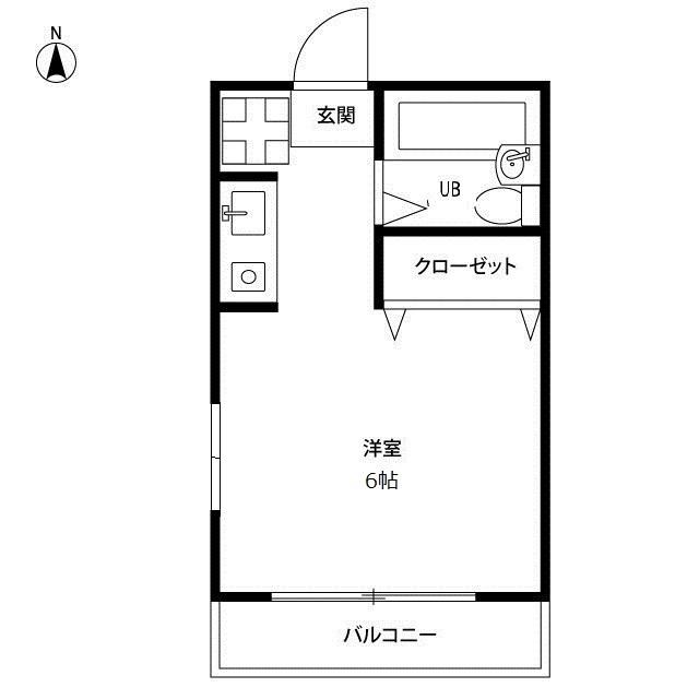 グリーンコーポ 2階階 間取り