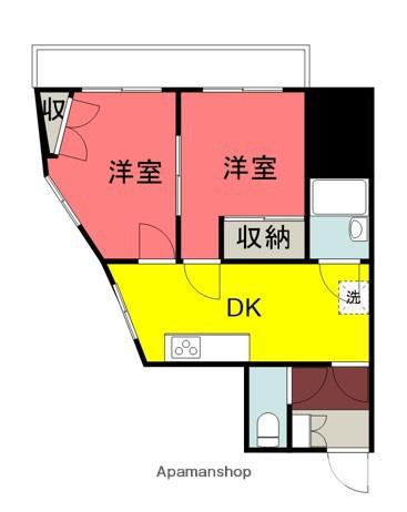 サンライズマンション一橋学園 4階階 間取り