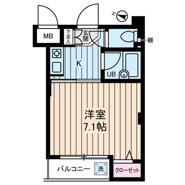 アヴェニール高井戸 1階階 間取り