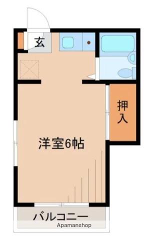 メゾンアイラ(1K/2階)の間取り写真