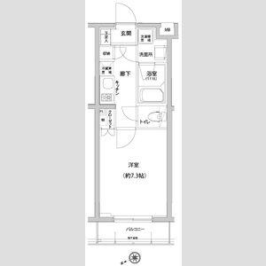 ハーモニーレジデンス西荻窪(1K/5階)の間取り写真