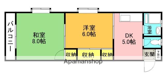 IVYマンション(2DK/2階)の間取り写真