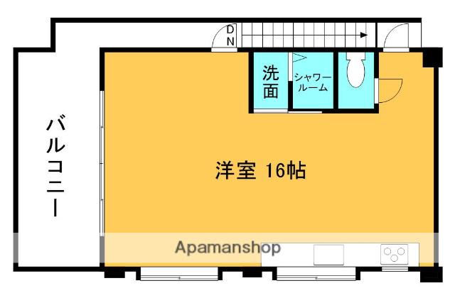 神明ビル(ワンルーム/3階)の間取り写真