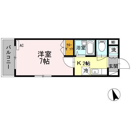 ヒルズ吉祥寺 1階階 間取り