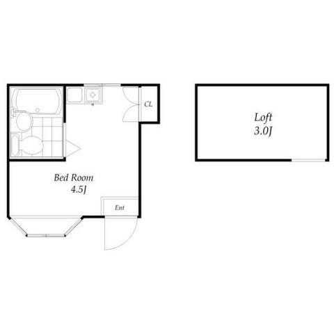 VIP調布ヶ丘(ワンルーム/1階)の間取り写真