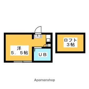 シティパーク武蔵小金井(ワンルーム/1階)の間取り写真