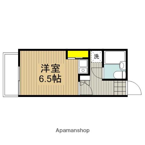 ビリオーザ(ワンルーム/1階)の間取り写真