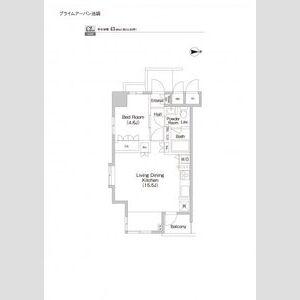 プライムアーバン池袋(1LDK/5階)の間取り写真