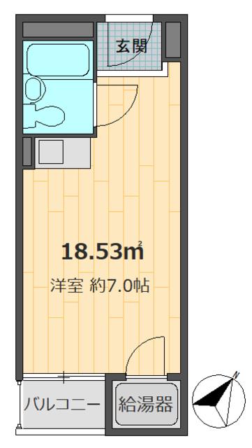シャルマン文京千駄木 5階階 間取り