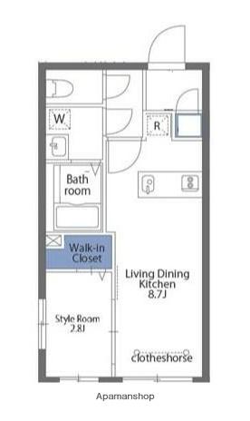 プライムブリス文京春日(1LDK/5階)の間取り写真