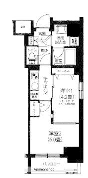 アイル プレミアム池袋ノルド(2K/7階)の間取り写真