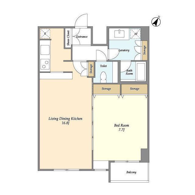 ナーベルお茶の水(1SLDK/11階)の間取り写真