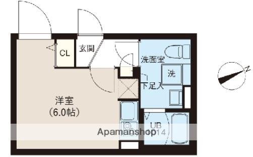 レピュア早稲田レジデンス2(ワンルーム/2階)の間取り写真