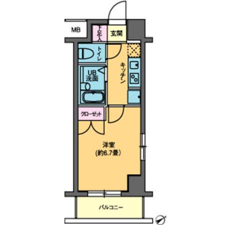 カスタリア要町 11階階 間取り
