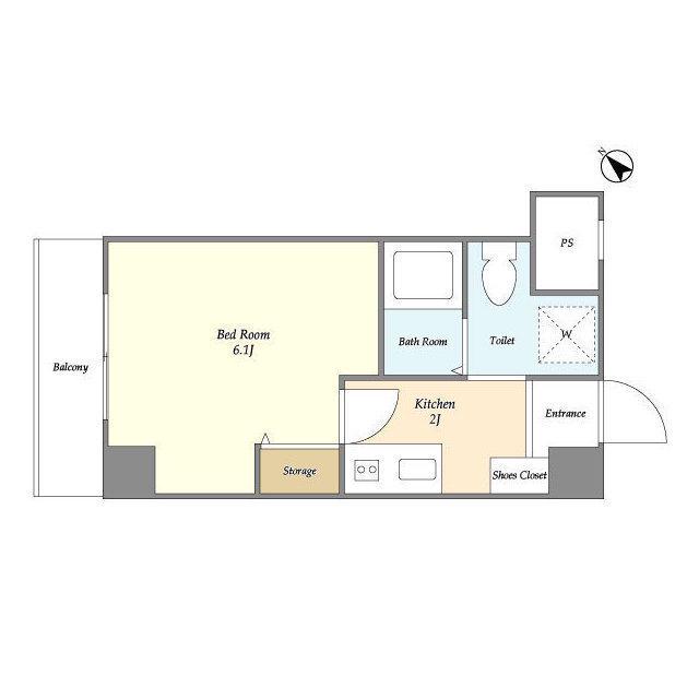 KDXレジデンス小豆沢(1K/3階)の間取り写真