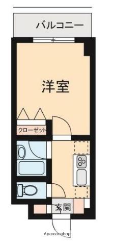 エコロジー高井戸プロセンチュリー(1K/1階)の間取り写真