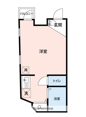 ルモンド荻窪(ワンルーム/3階)の間取り写真