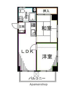 西荻ニュースカイマンション 2階階 間取り