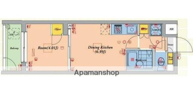 パレ・ホームズ高井戸東 3階階 間取り