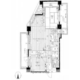 クレストフォルム南馬込(2LDK/3階)の間取り写真
