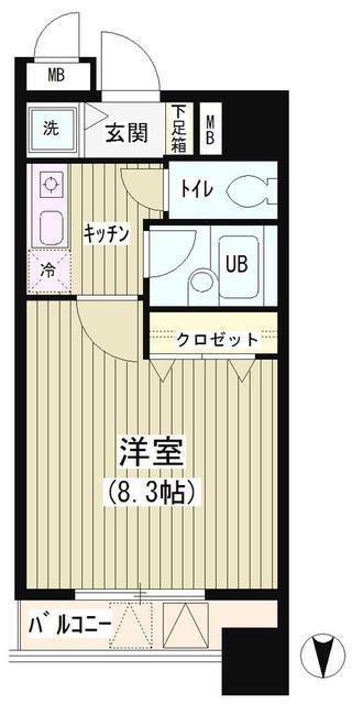 アクアコート 3階階 間取り