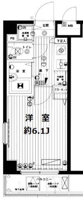 ガラ・ステージ渋谷西原 1階階 間取り