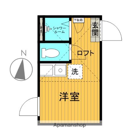 トルチェポルト(ワンルーム/1階)の間取り写真